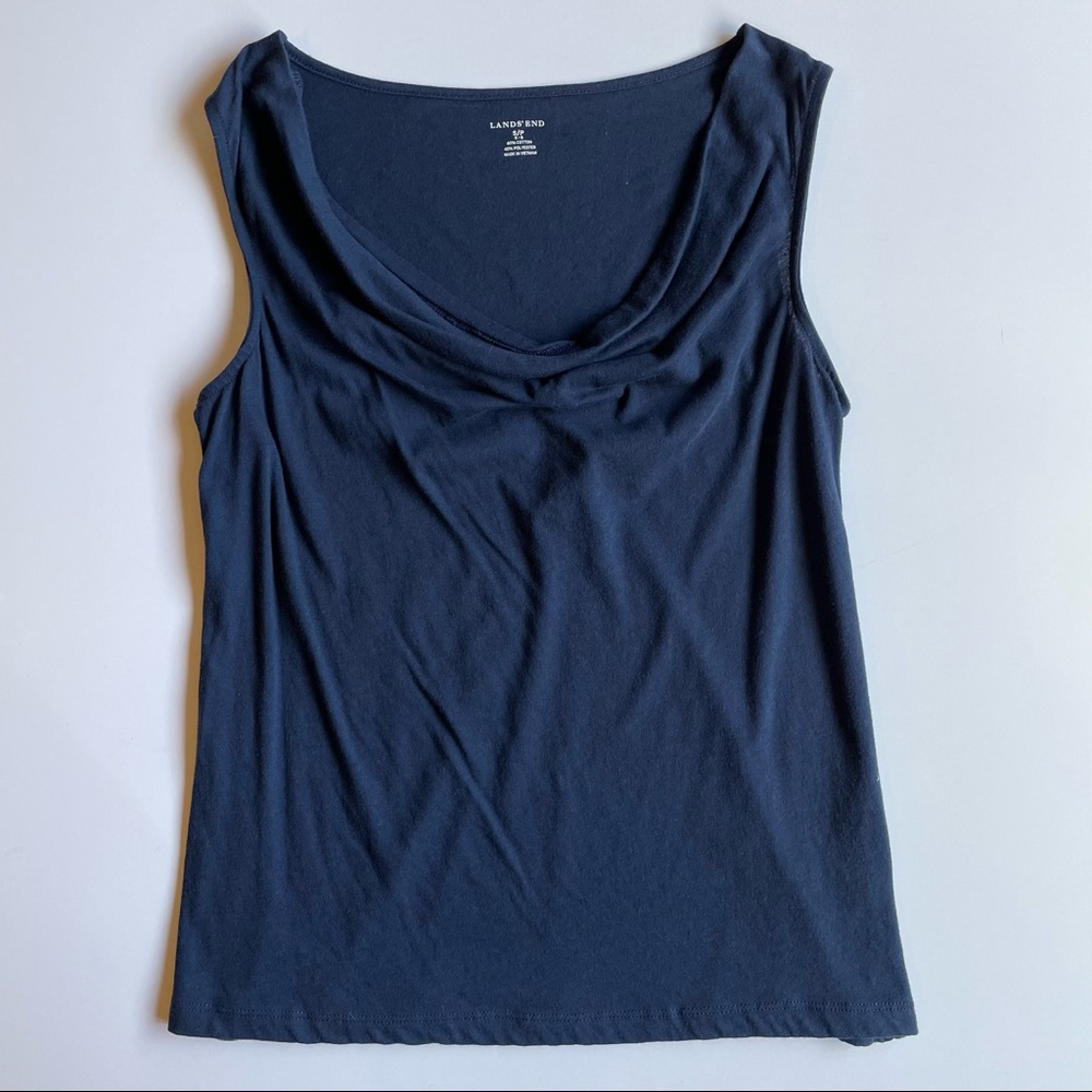 Sleeveless Cowl Neck Top